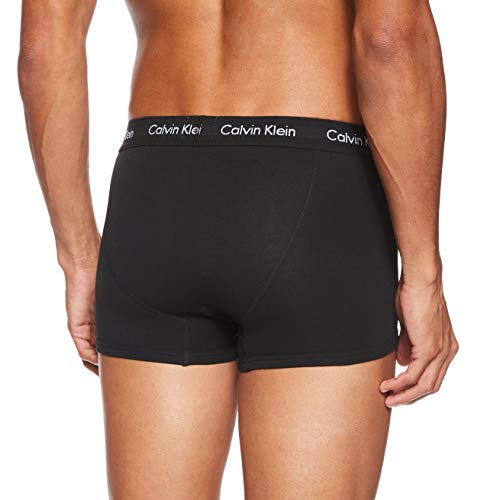 Calvin Klein Boxershorts-Modern Essentials Bóxer, Negro (Black 001), M para Hombre