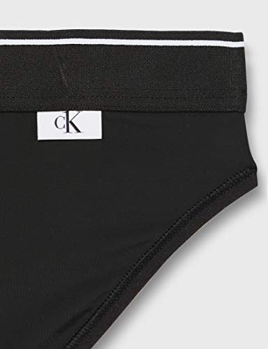 Calvin Klein Braguita de Bikini, Black, L para Mujer