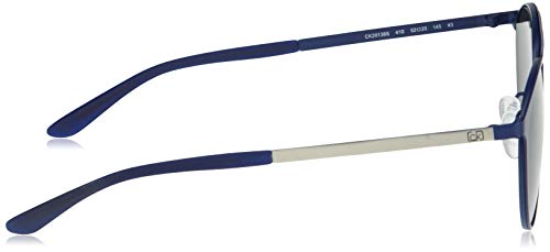 Calvin Klein CK20138S Gafas de Sol, Matte Navy/Solid Smoke, Talla única para Hombre