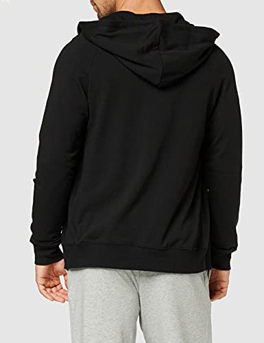 Calvin Klein Full Zip Hoodie Sudadera con Capucha, Black, M para Hombre