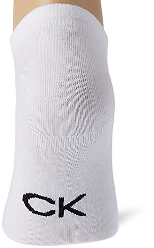 Calvin Klein Gripper Women's Liner Socks 2 Pack Zapatillas, Blanco, Talla única para Mujer