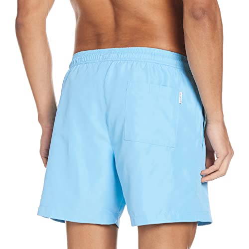 Calvin Klein Medium Drawstring Bañador, Air Blue, S para Hombre