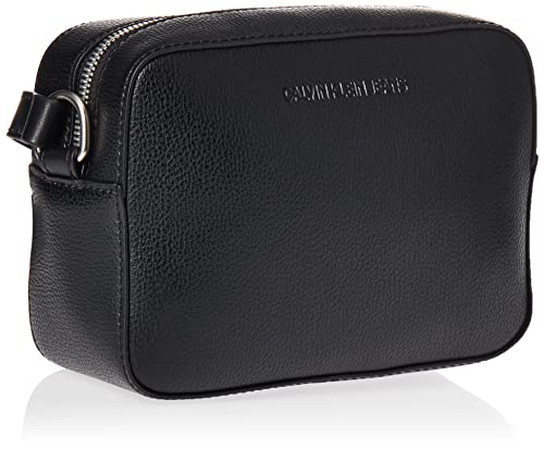 Calvin Klein Minimal Monogram-Bolsa para cámara, Crossovers para Mujer, Black, Medium