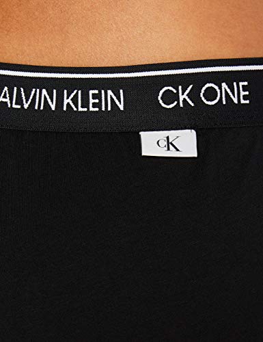 Calvin Klein Sleep Pant Pantalones de Pijama, Black, XS para Mujer