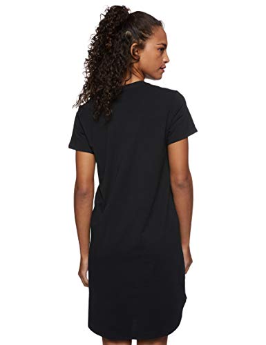 Calvin Klein S/s Nightshirt Camisón, Black, M para Mujer