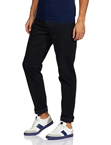 Calvin Klein Super Vaqueros Skinny, Denim Black, 32W / 32L para Hombre