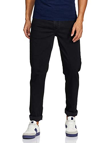 Calvin Klein Super Vaqueros Skinny, Denim Black, 32W / 32L para Hombre