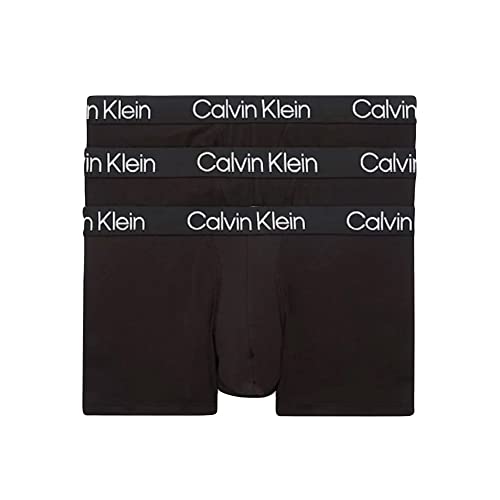 Calvin Klein Trunk 3Pk Bóxers, Black, M (Pack de 3) para Hombre