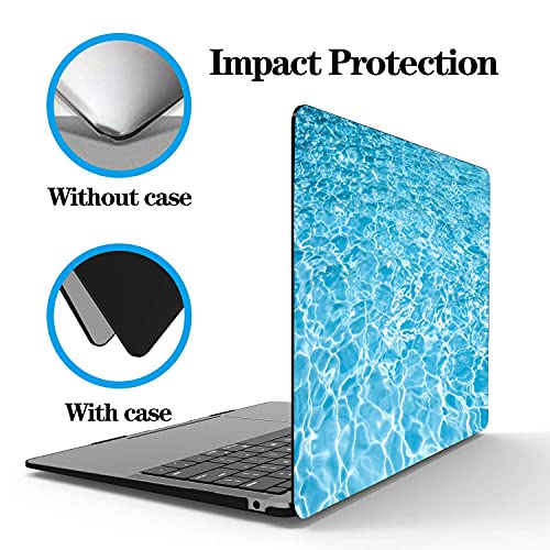 Carcasa Dura para Estuches para Libros Pro Estuche para Libros Air Case A1466 Blue Summer Cool Swimming Pool Under Water Compatible con Book Air 11"13" Pro 13"15" 16"2008-2020 Ver