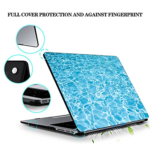 Carcasa Dura para Estuches para Libros Pro Estuche para Libros Air Case A1466 Blue Summer Cool Swimming Pool Under Water Compatible con Book Air 11"13" Pro 13"15" 16"2008-2020 Ver