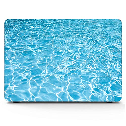 Carcasa Dura para Estuches para Libros Pro Estuche para Libros Air Case A1466 Blue Summer Cool Swimming Pool Under Water Compatible con Book Air 11"13" Pro 13"15" 16"2008-2020 Ver