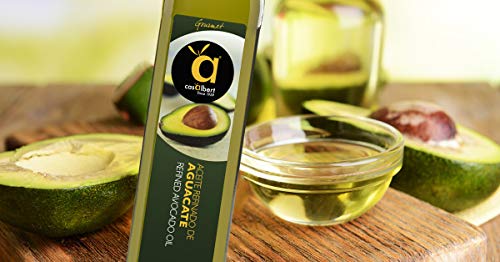 Casalbert Aceite De Aguacate. Ideal Para Cocinar A Alta Temperatura O Usar Frío En Ensaladas. Envase De Vidrio De 250 Ml