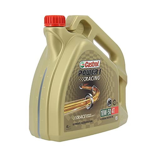 Castrol POWER1 Racing 4T 10W-50 Aceite de Moto 4L