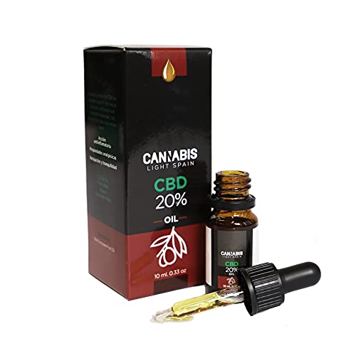 CBD| Aceite Oil de semilla cañamo 20% CLS | Aceite de Cañamo con Fórmula 100% Natural para quitar el dolor y el estrés.