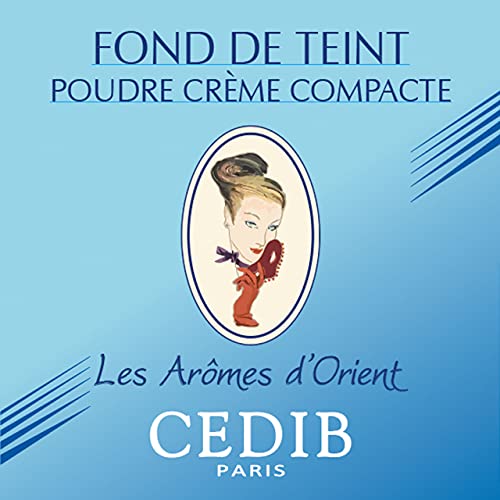 Cedib Paris, Maquillaje Polvo Crema Compacto, Fond De Teint Poudre Crème Compacte, Les Arômes D'Orient, Couleur Alep, 15 gr