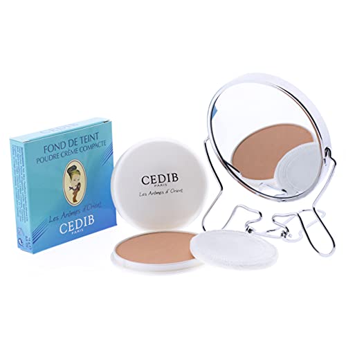 Cedib Paris, Maquillaje Polvo Crema Compacto, Fond De Teint Poudre Crème Compacte, Les Arômes D'Orient, Couleur Alep, 15 gr