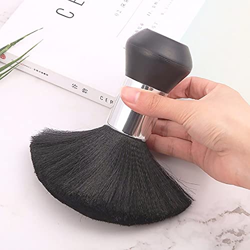 Cepillo de Cuello,Brocha de Peluquería Cepillo Suave de Salón Plumero Cuello Cepillo para Hombres Mujeres Niños Peluqueros y Barberos para Eliminar Recortes de Cabello