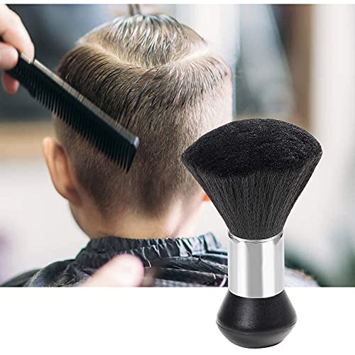 Cepillo de Cuello,Brocha de Peluquería Cepillo Suave de Salón Plumero Cuello Cepillo para Hombres Mujeres Niños Peluqueros y Barberos para Eliminar Recortes de Cabello