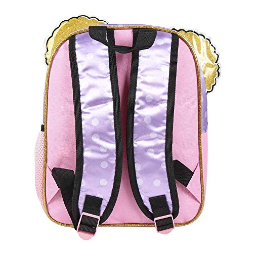 Cerdá 2100002546, Mochila Infantil Niñas, Rosa, 31 cm