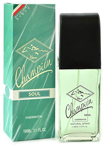 CHAMPION SOUL Agua de colonia para hombre 100 ml - Parfum acuático & fougère