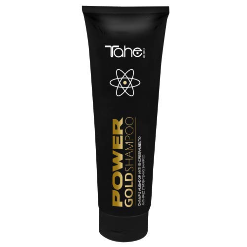 Champú alisador antiencrespamiento Power Gold Shampoo