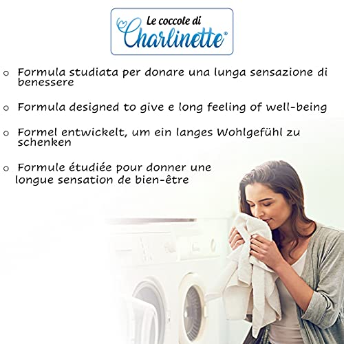 Charlinette Perfume higienizante para el Lavado in lavadora ultra Concentrado Aceite Esencial de Orquídea Silvestre con Microcápsulas de larga duración Perfumador para la Ropa Professional 50 lavados