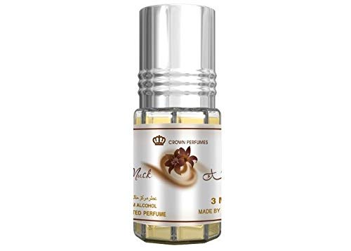 Choco Musk Al Rehab Perfume de 3 ml de aceite (sin alcohol, ámbar, oriental, árabe, almizcle, perfume natural, madera de águila, esencial, attar scent)