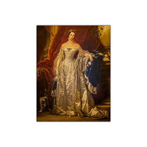 Christina Robertson '' Emperatriz Alexandra Feodorovna '' Impresión en lienzo. Arte de pared para sala de estar Decoración del hogar Impresión de pintura 60x78cm (24x31in) Sin marco