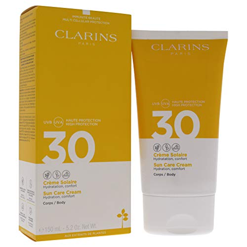 Clarins 57937 Solucion Cuerpo Gel Aceite Solar Invisible Alta Protecion Uvb 30, 150 ml