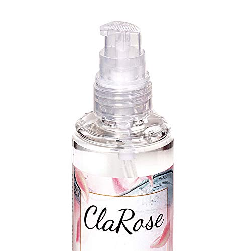 ClaRose - Agua micelar con ácido hialurónico y agua de rosas 100 % vegana, 150 ml (pack de 2)