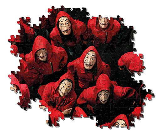 Clementoni Casa de Papel/Money Heist-1000 Made in Italy 1000 Piezas TV, Netflix, diseño de Puzzle de la película Famosas, diversión para Adultos, Multicolor, Medium (39654)