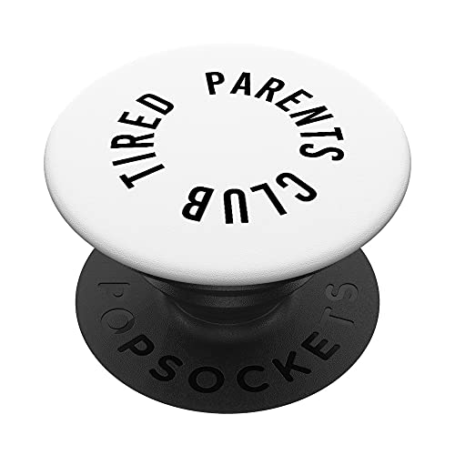 Club de padres cansados Diversión Nuevo bebé Revelación PopSockets PopGrip Intercambiable