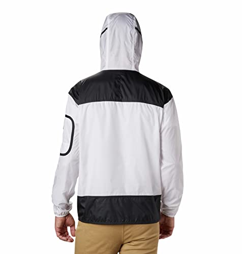 Columbia KM2005 Coupe-vent Homme Blanc/Noir FR : XL (Taille Fabricant : XL)