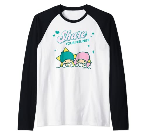 Comparte tus sentimientos - Little Twin Stars Camiseta Manga Raglan