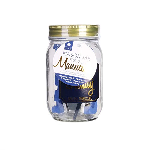 cosmetic Club Coffret Mason Jar Beaute Special Manicura Azul