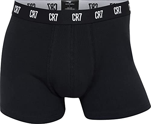 CR7 CRISTIANO RONALDO CR7 3-Pack Men's Cotton Fashion Trunk Baadores Ajustados para Hombre, Multicolor, M