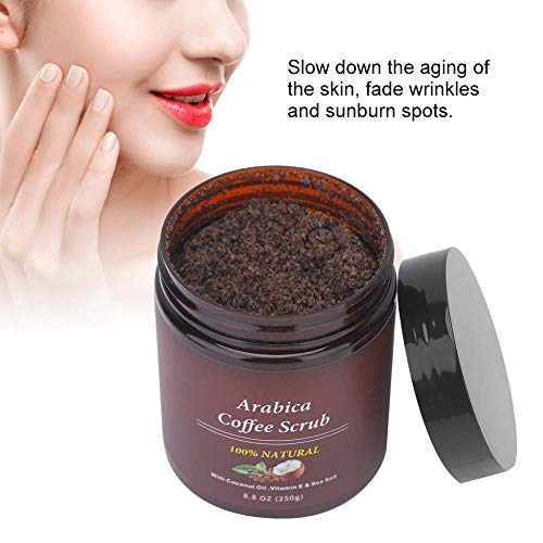 Crema Exfoliante Corporal, Exfoliante Corporal Y Exfoliante Facial Naturals Coffee, Exfoliante Para Rostro Y Piernas, Cuidado de La Piel, Limpieza Profunda Antienvejecimiento Para Mujeres Y Hombres