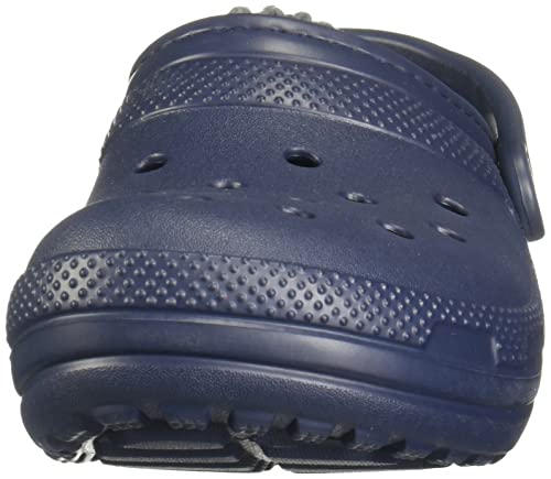 Crocs Classic Lined Clog, Zuecos Unisex Adulto, Navy/Charcoal, 42/43 EU