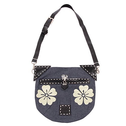 Custo Bolso Azul/Beige/Negro