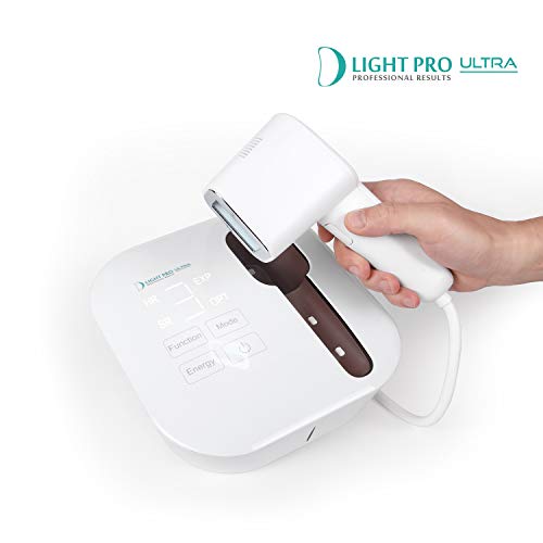 D Light Pro Ultra - Depiladora de luz pulsada semiprofesional con función fotorrejuvenecida. Manual italiano