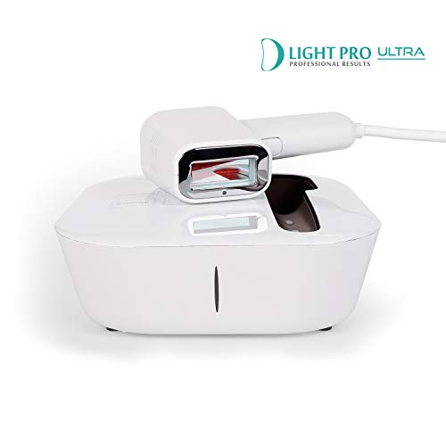 D Light Pro Ultra - Depiladora de luz pulsada semiprofesional con función fotorrejuvenecida. Manual italiano