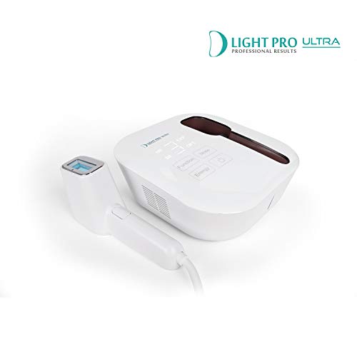 D Light Pro Ultra - Depiladora de luz pulsada semiprofesional con función fotorrejuvenecida. Manual italiano