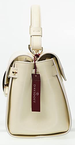 Davidoff Icon Gina 22542 - Bolso (22 x 18 x 14 cm), color blanco