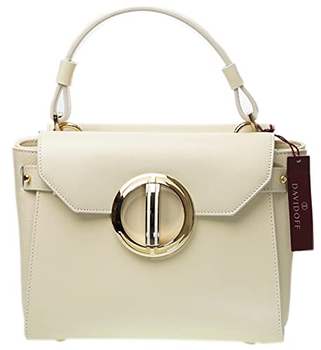 Davidoff Icon Gina 22542 - Bolso (22 x 18 x 14 cm), color blanco