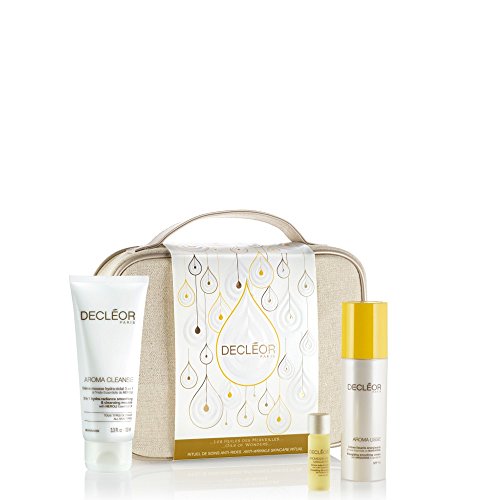 Decleor Skincare Anti Wrinkle Ritual 3 in 1 Hydra Radiance Set de Foam limpiador, Crema hidratante y serum aceitoso - 100 ml