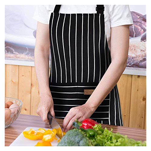 Delantal cocina Delantales para mujeres Cocina más reciente Cocina Delantal de mujer Hombres Chef Camarero Cafetería Tienda Peluquería Delantales BIBS Accesorio de cocina Delantales para hombres Delan