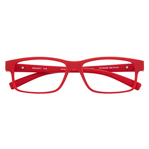 DIDINSKY Gafas de Presbicia con Filtro Anti Luz Azul para Ordenador. Gafas Graduadas de Lectura para Hombre y Mujer con Cristales Anti-reflejantes. Ferrari +1.0 – THYSSEN