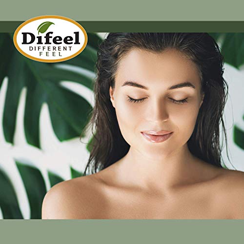 Difeel Aceite natural para el cabello - Aceite de argán, hidrata el cabello seco y suaviza los folículos capilares, deja el cabello más grueso y sedoso 235 ml