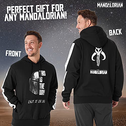 Disney Sudadera Hombre The Mandalorian, Sudaderas Hombres con Capucha, Ropa Hombre S - 3XL (M)