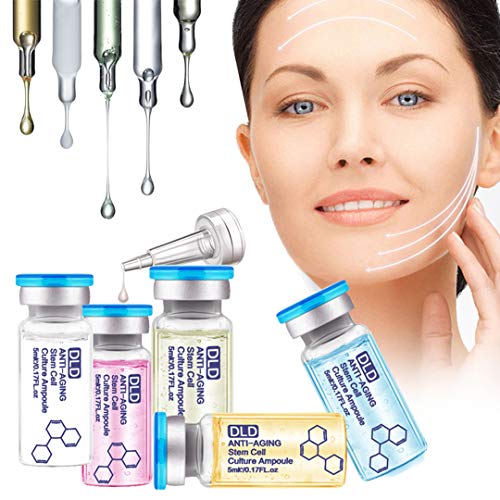 DLD Sueros y fluidos BB Booster Starter Kit Vitamina C Ácido Hialurónico Tratamiento de la Piel Spa Fluidos Iluminadores para Ampolla Facial Serum Esencia Maquillaje 10 Viales